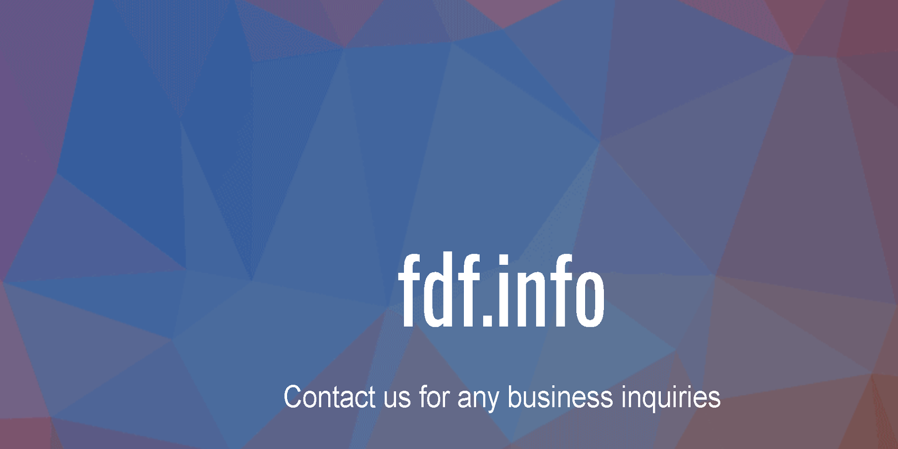 fdf.info